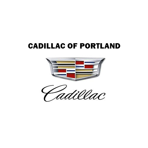 Cadillac of Portland logo: Cadillac crest above 